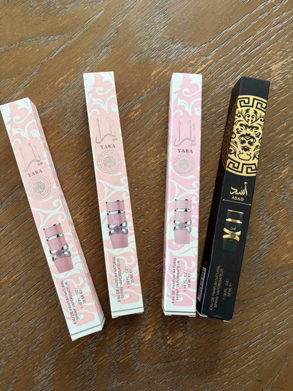 Yara & Asad travel perfume bundle
